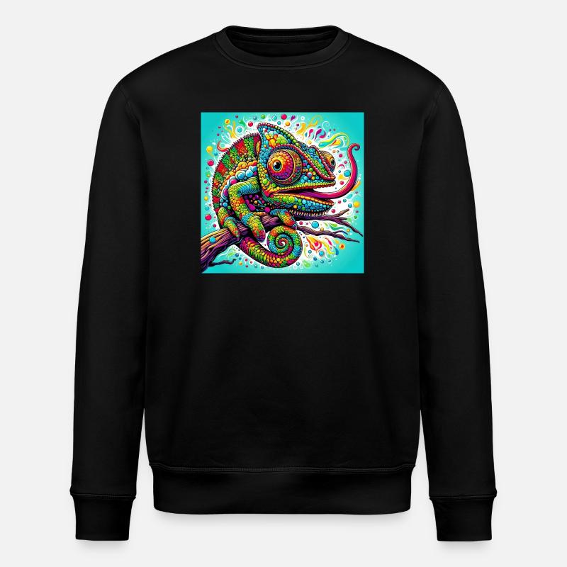 Caméléon - Sweat bio ROLLER Stanley/Stella Unisexe - noir