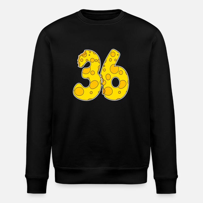 36 ans Lustig Käse - Sweat bio ROLLER Stanley/Stella Unisexe - noir