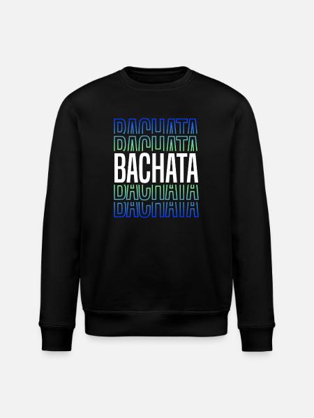 Bachata Lettering for Sensual Dancing - Stanley/Stella ROLLER Unisex Organic Sweatshirt - black