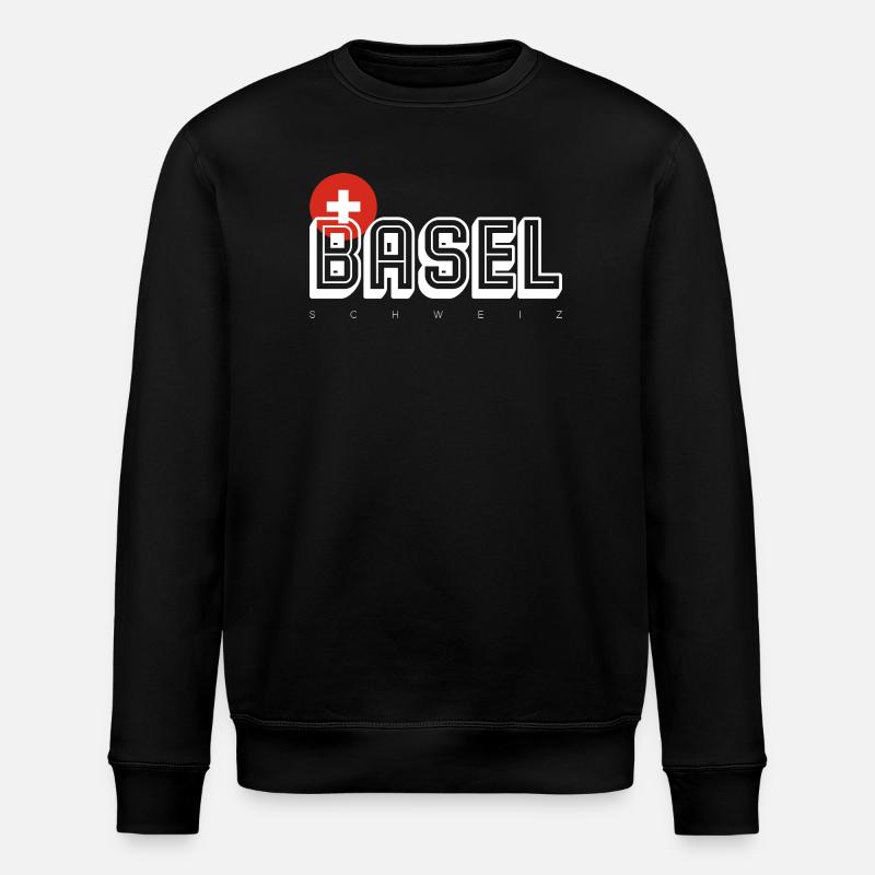 Basel - Stanley/Stella Unisex Bio-Sweatshirt ROLLER - Schwarz