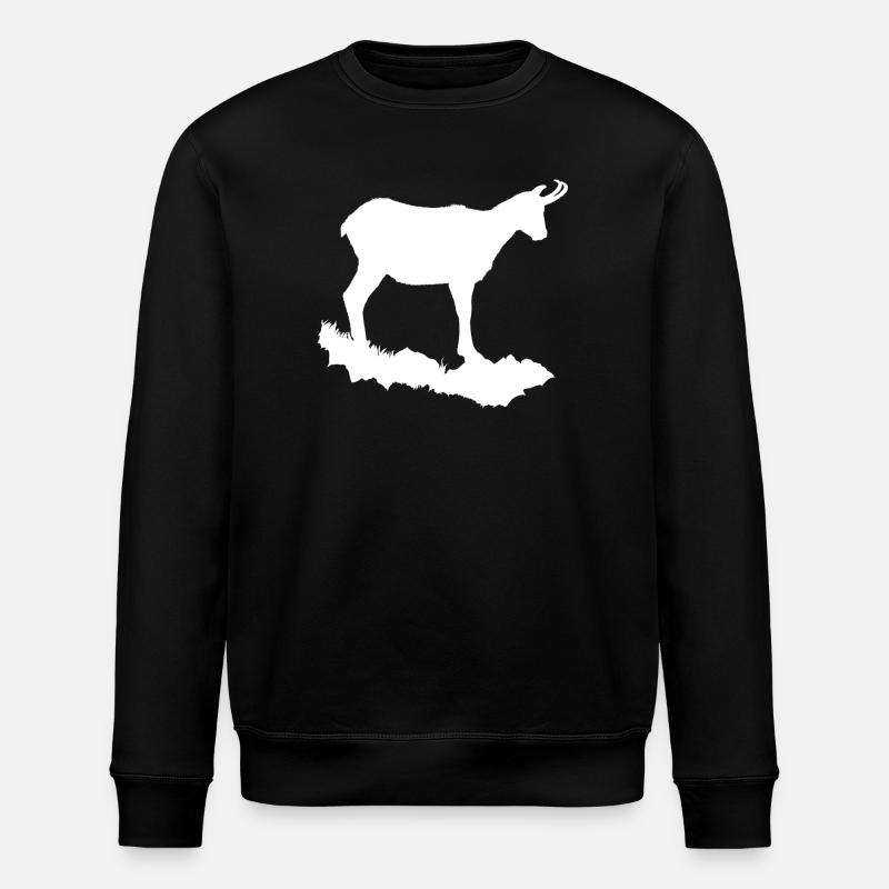 Chamois - Stanley/Stella ROLLER Unisex Organic Sweatshirt - black