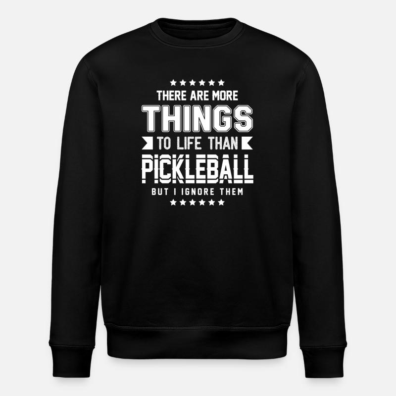 Pickleball - Stanley/Stella Unisex Bio-Sweatshirt ROLLER - Schwarz