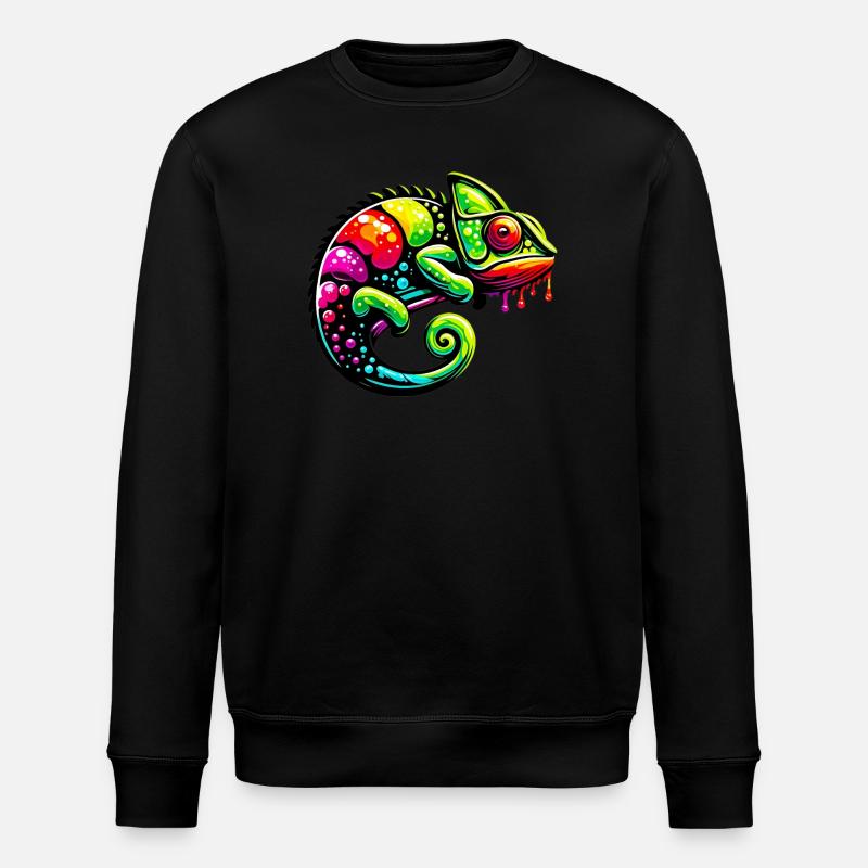 Chamäleon - Stanley/Stella Unisex Bio-Sweatshirt ROLLER - Schwarz