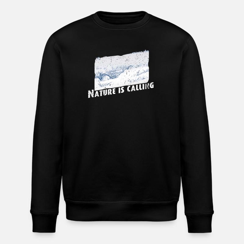 La nature appelle l’hiver - Sweat bio ROLLER Stanley/Stella Unisexe - noir