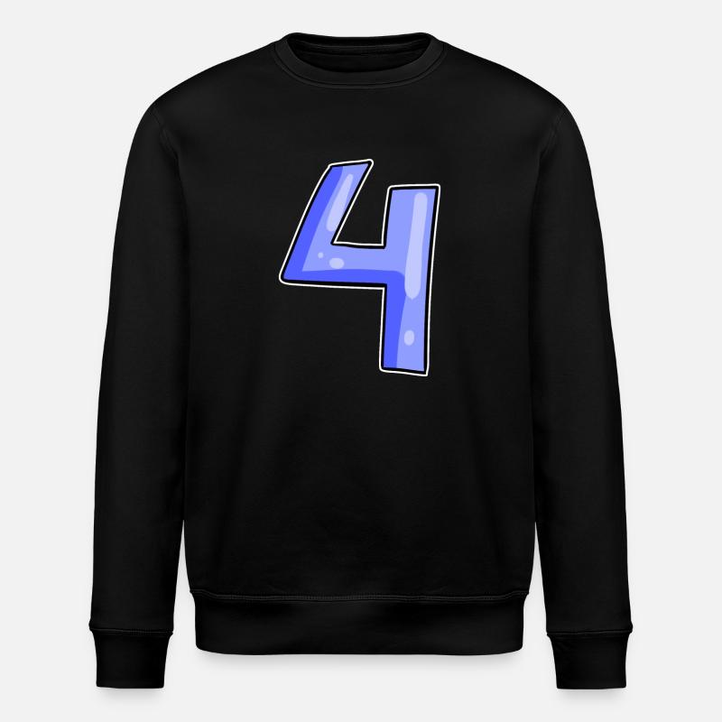 4 - Quatre - Sweat bio ROLLER Stanley/Stella Unisexe - noir