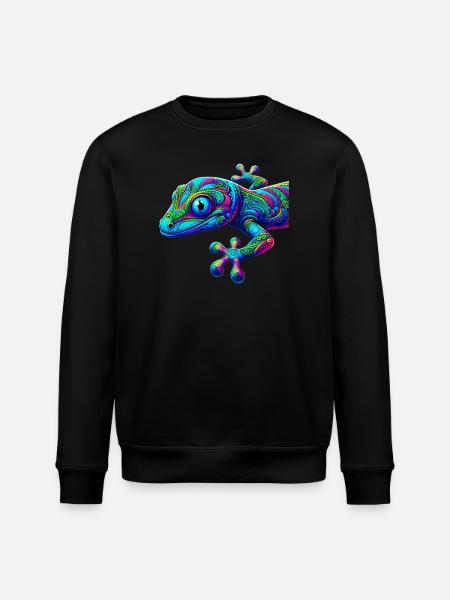 Gecko - Stanley/Stella ROLLER Unisex Organic Sweatshirt - black