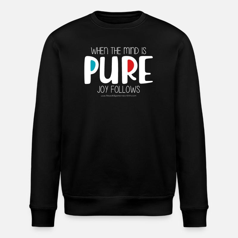 Pur - Sweat bio ROLLER Stanley/Stella Unisexe - noir