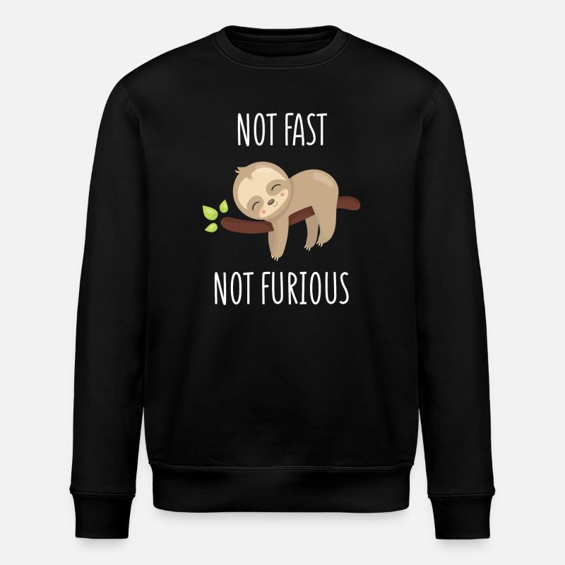 Pas rapide, pas furieux - Sweat bio ROLLER Stanley/Stella Unisexe - noir