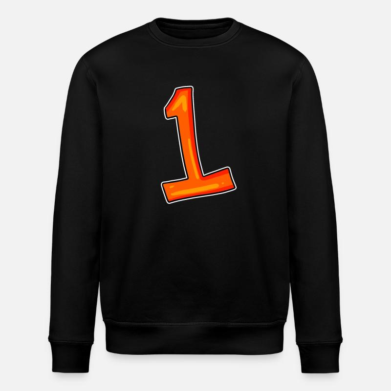 Nummer 1 - Stanley/Stella Unisex Bio-Sweatshirt ROLLER - Schwarz