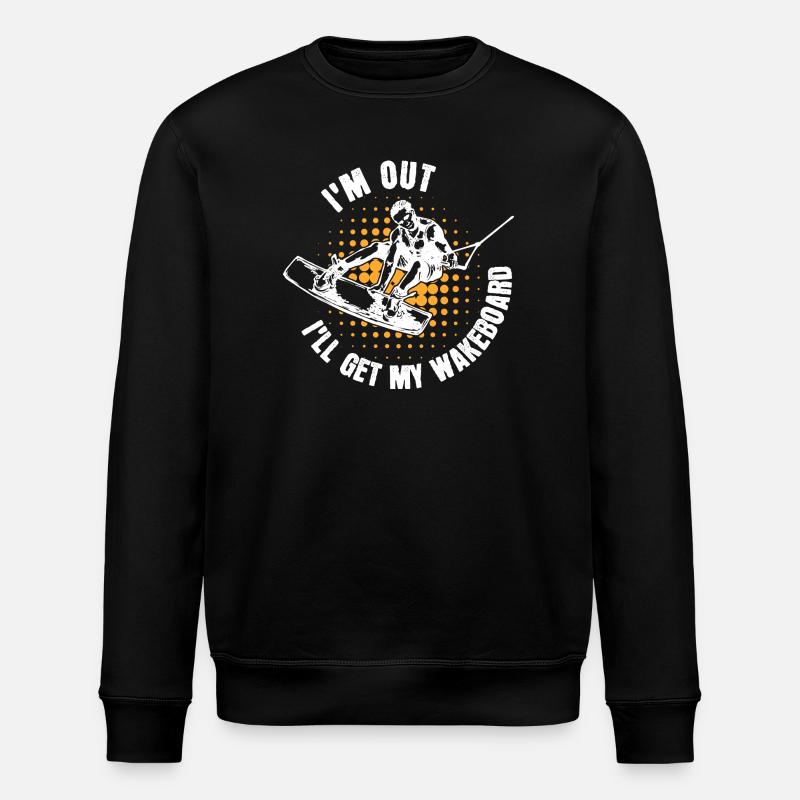 Kitesurfer Statement Wakeboard Surf Stunt - Sweat bio ROLLER Stanley/Stella Unisexe - noir