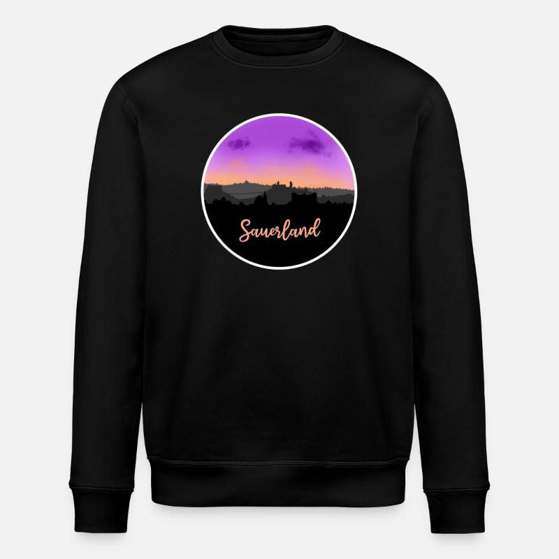 Sauerland Fineline Skyline - Sweat bio ROLLER Stanley/Stella Unisexe - noir