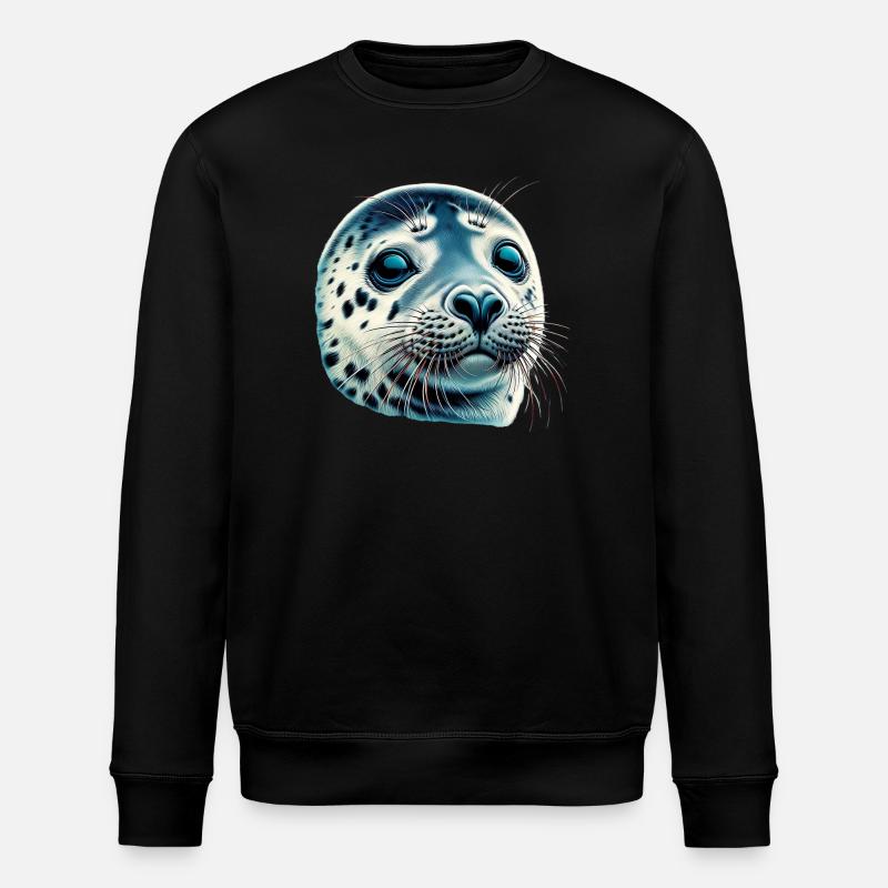 Phoque - Sweat bio ROLLER Stanley/Stella Unisexe - noir