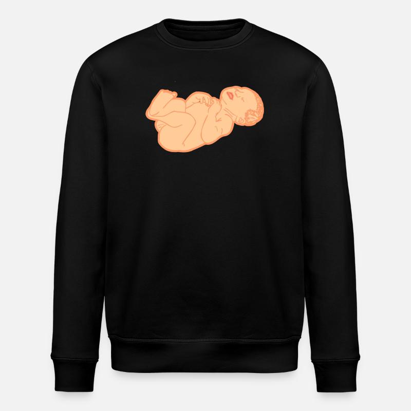Nouveau-né, teint clair - Sweat bio ROLLER Stanley/Stella Unisexe - noir