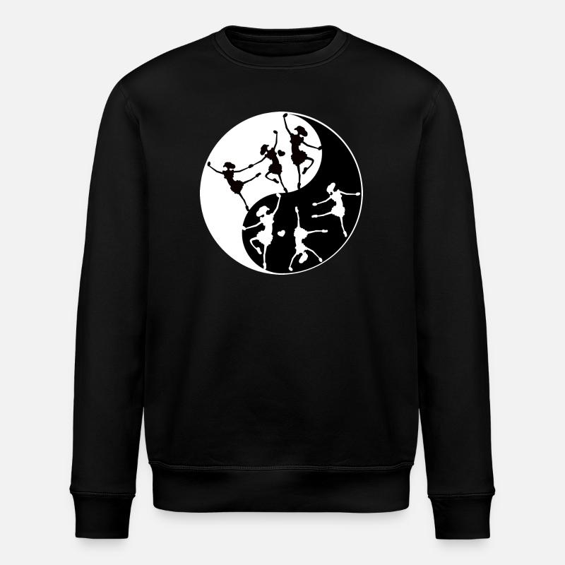 Ballet Dancing Yin Yang - Stanley/Stella ROLLER Unisex Organic Sweatshirt - black