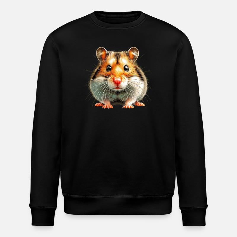 Hamster - Stanley/Stella Unisex Bio-Sweatshirt ROLLER - Schwarz