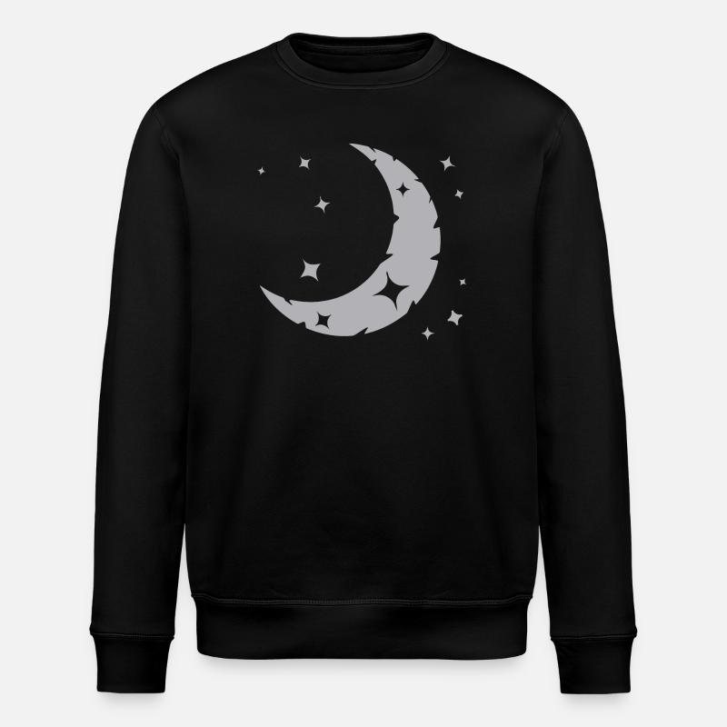 La lune et les étoiles - Sweat bio ROLLER Stanley/Stella Unisexe - noir