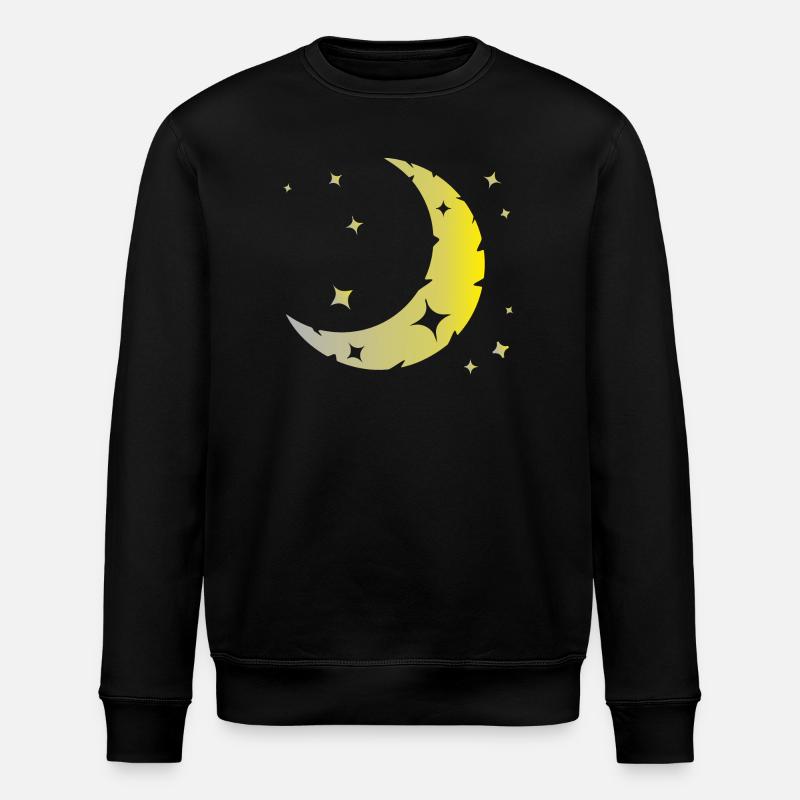 La lune et les étoiles - Sweat bio ROLLER Stanley/Stella Unisexe - noir