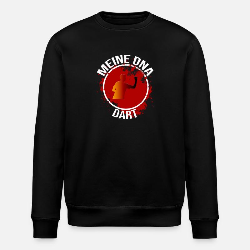 Mein DNA - Dart - Stanley/Stella Unisex Bio-Sweatshirt ROLLER - Schwarz
