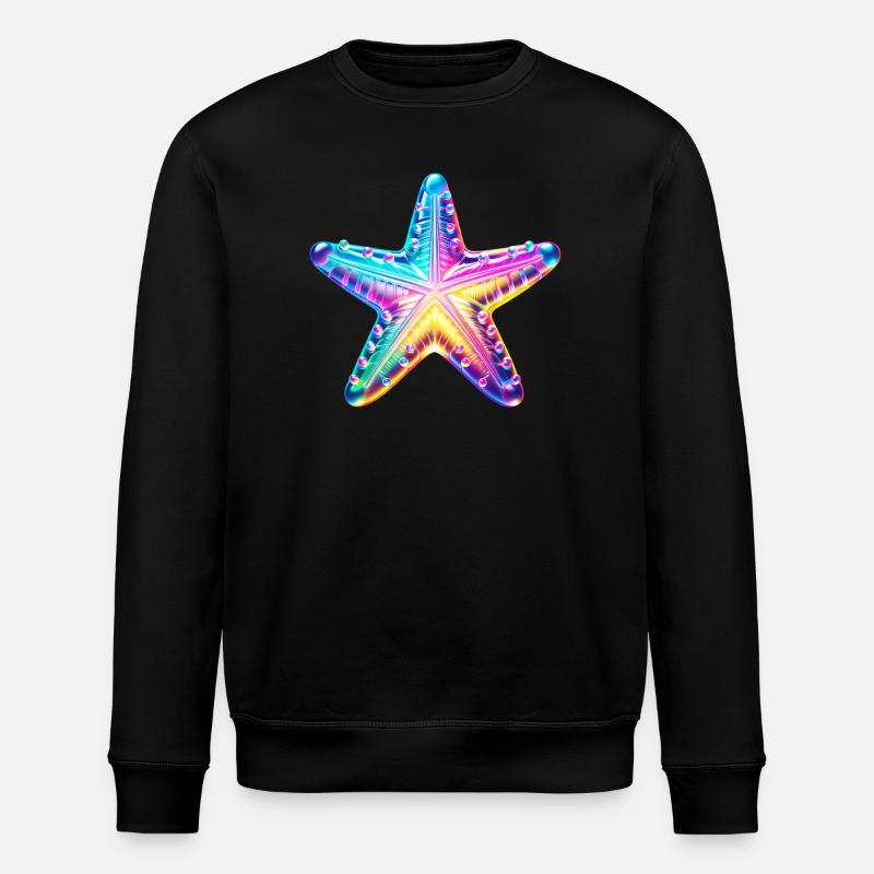 Seestern - Stanley/Stella Unisex Bio-Sweatshirt ROLLER - Schwarz