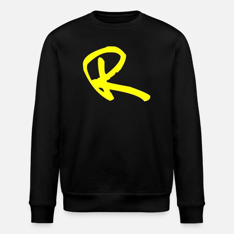 Buchstabe R - Stanley/Stella Unisex Bio-Sweatshirt ROLLER - Schwarz