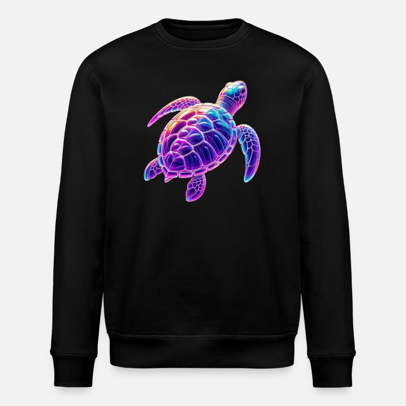 Turtle - Stanley/Stella ROLLER Unisex Organic Sweatshirt - black