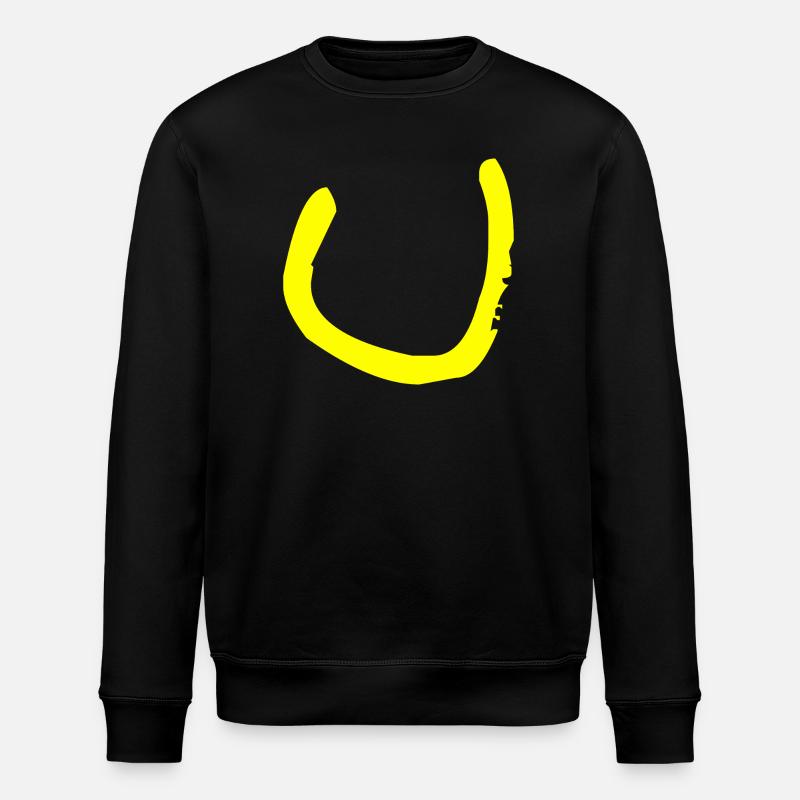 Buchstabe U - Stanley/Stella Unisex Bio-Sweatshirt ROLLER - Schwarz