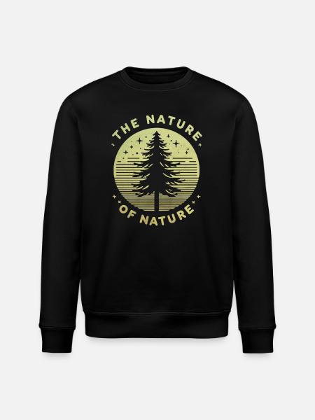 The Nature of Nature - Stanley/Stella ROLLER Unisex Organic Sweatshirt - black
