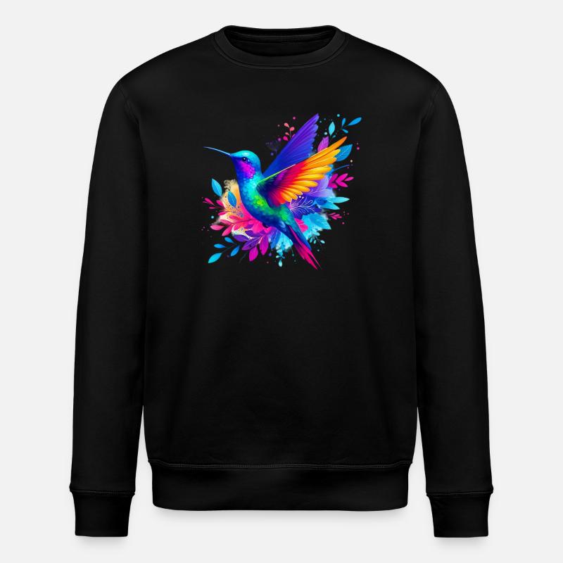 Kolibri - Stanley/Stella Unisex Bio-Sweatshirt ROLLER - Schwarz