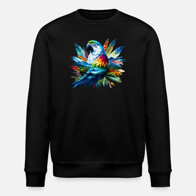 Parrot - Stanley/Stella ROLLER Unisex Organic Sweatshirt - black