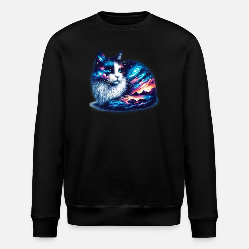 Chat - Sweat bio ROLLER Stanley/Stella Unisexe - noir