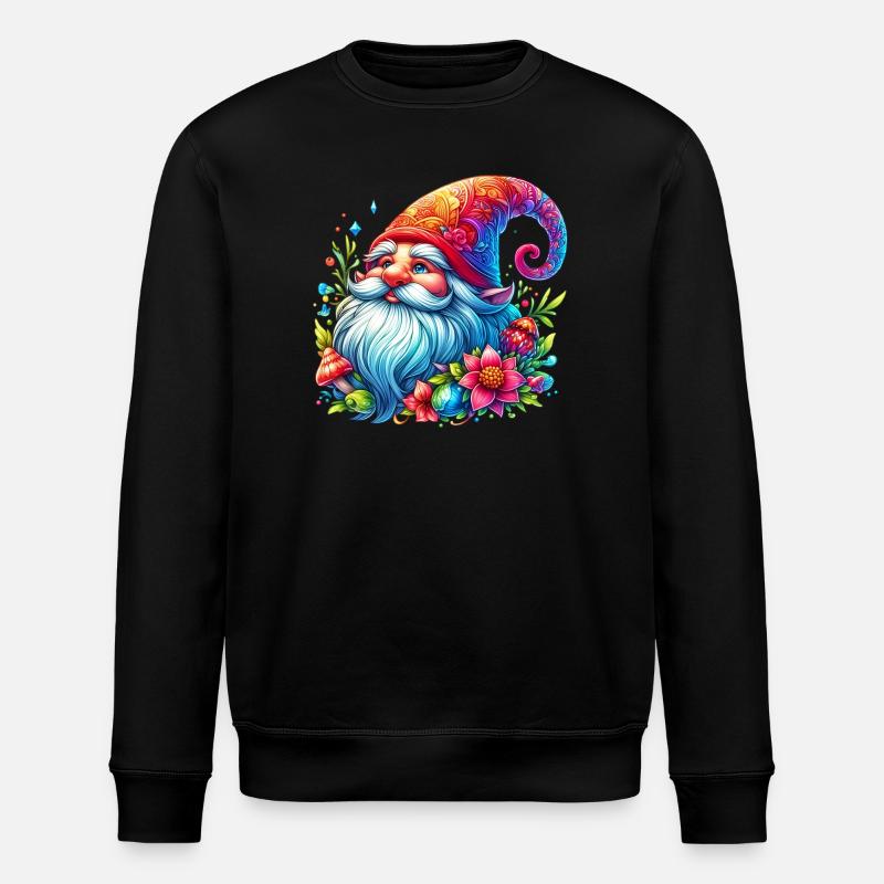 Gnom-Goblin-Elf - Stanley/Stella Unisex Bio-Sweatshirt ROLLER - Schwarz