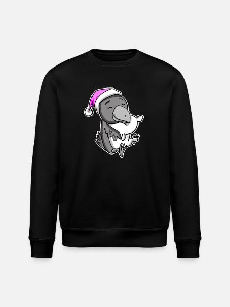 Crow Tired Sleeping Sleeping Girl - Stanley/Stella ROLLER Unisex Organic Sweatshirt - black