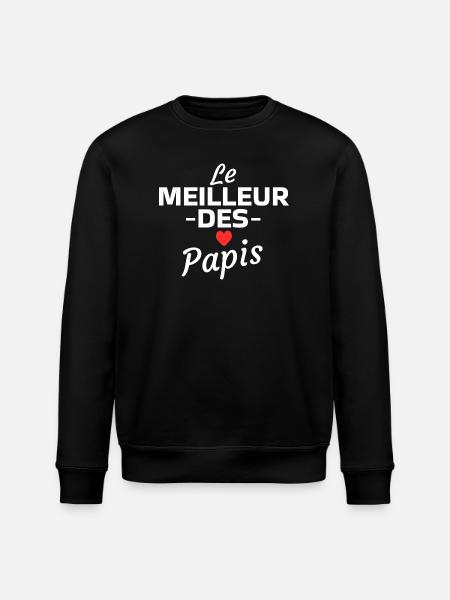 The best of grandpas - Stanley/Stella ROLLER Unisex Organic Sweatshirt - black