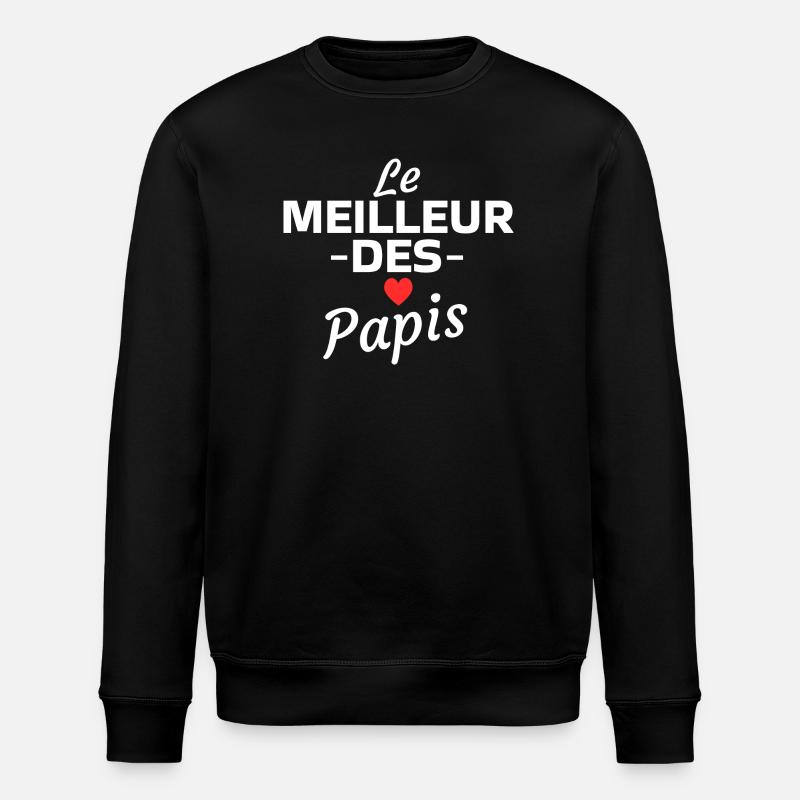 Das Beste unter den Opas - Stanley/Stella Unisex Bio-Sweatshirt ROLLER - Schwarz