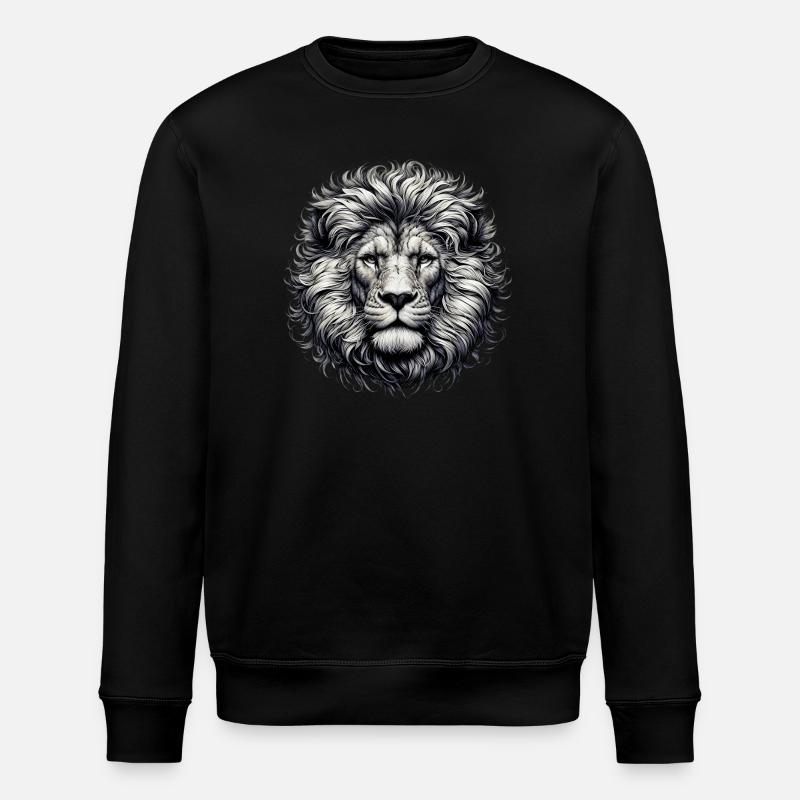 Lion - Stanley/Stella ROLLER Unisex Organic Sweatshirt - black
