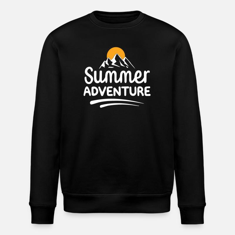 Sommer-Abenteuer - Stanley/Stella Unisex Bio-Sweatshirt ROLLER - Schwarz