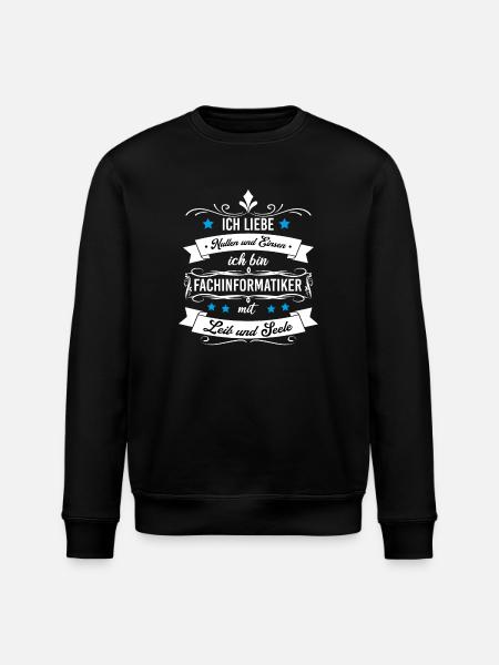 Fachinformatiker - Stanley/Stella Unisex Bio-Sweatshirt ROLLER - Schwarz