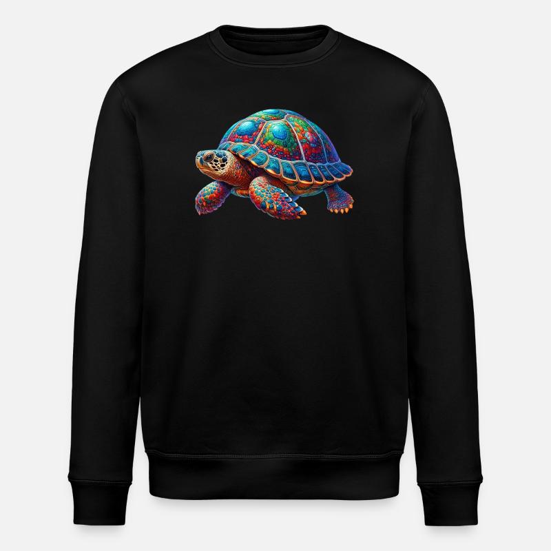 Tortue - Sweat bio ROLLER Stanley/Stella Unisexe - noir