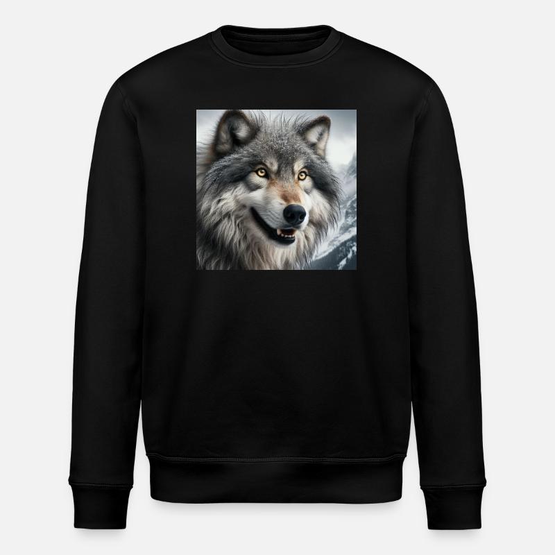 Loup - Sweat bio ROLLER Stanley/Stella Unisexe - noir