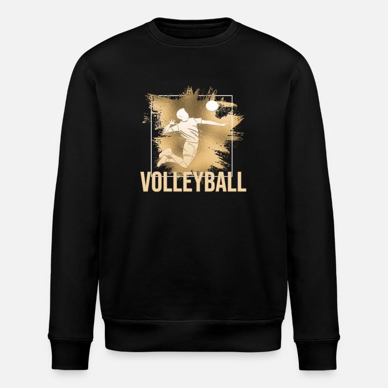 Volleyball - Stanley/Stella Unisex Bio-Sweatshirt ROLLER - Schwarz