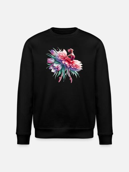 Danseuse de ballet avec tutu - Sweat bio ROLLER Stanley/Stella Unisexe - noir