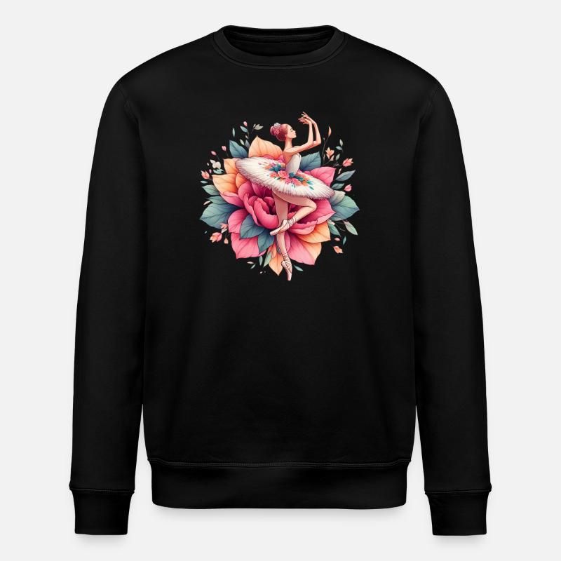 Danseuse de ballet avec tutu - Sweat bio ROLLER Stanley/Stella Unisexe - noir