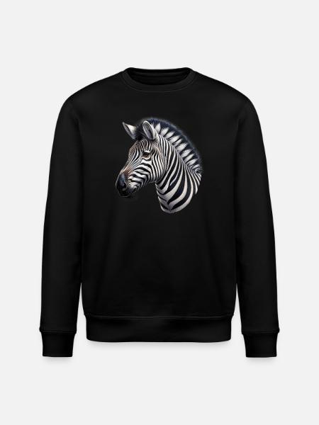 Zèbre - Sweat bio ROLLER Stanley/Stella Unisexe - noir