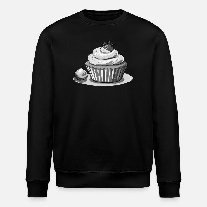 Cupcake Fraise - Sweat bio ROLLER Stanley/Stella Unisexe - noir