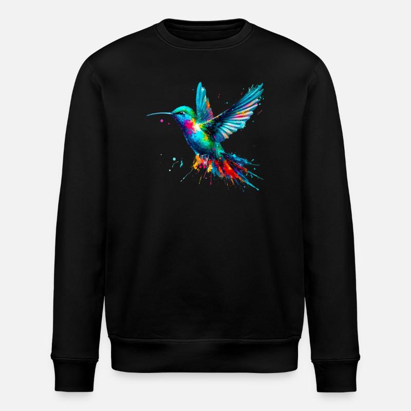 Kolibri - Stanley/Stella Unisex Bio-Sweatshirt ROLLER - Schwarz