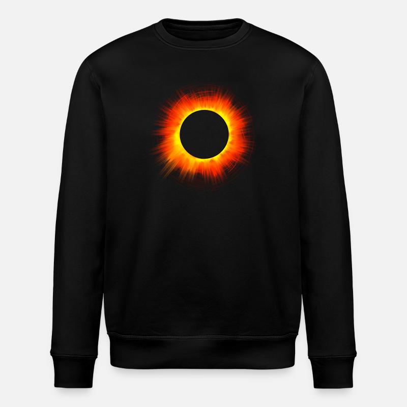 Sonnenfinsternis Total Solar Eclipse - Stanley/Stella ROLLER Unisex Organic Sweatshirt - black