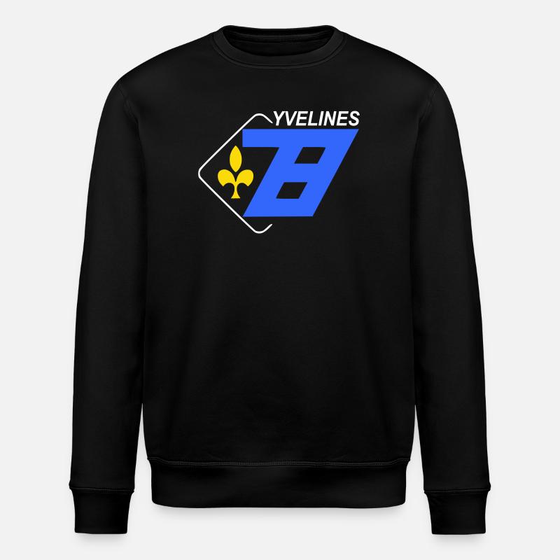 Yvelines - Sweat bio ROLLER Stanley/Stella Unisexe - noir