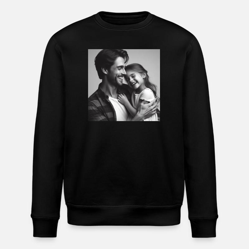 Vater-Tochter-Liebe - Stanley/Stella Unisex Bio-Sweatshirt ROLLER - Schwarz