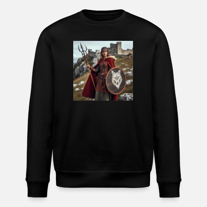 Guerrier viking - Sweat bio ROLLER Stanley/Stella Unisexe - noir