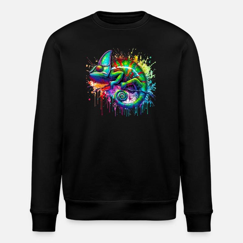 Chameleon - Stanley/Stella ROLLER Unisex Organic Sweatshirt - black